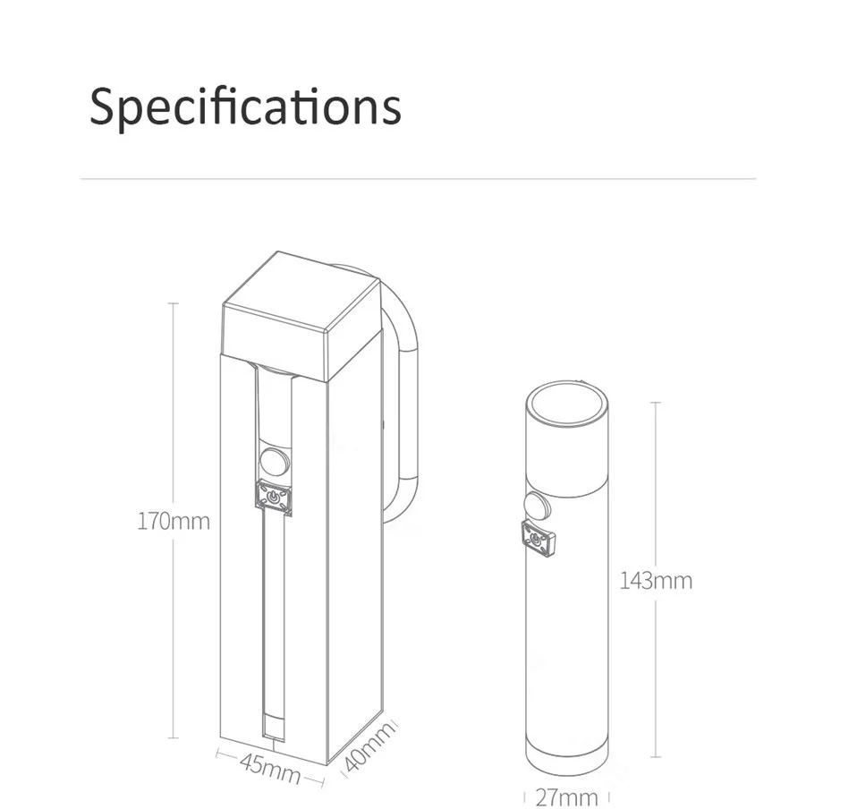 Xiaomi Nextool Многофункциональный индукционный светильник-вспышка, аварийный светильник, настенный Настольный светильник, сенсорный светильник, внешний аккумулятор от Xiaomi YouPin