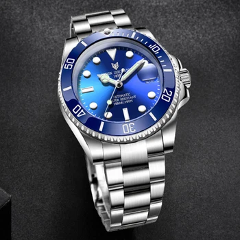 

LIGE Design Fashion Mens Mechanical Watch for Men Business Waterproof Date Automatic Clock Male 316 Stainless Steel Wristwatch