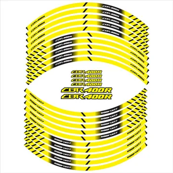 

MTKRACING tire sign decoration sticker inner rim reflective sticker FOR HONDA CBR400R