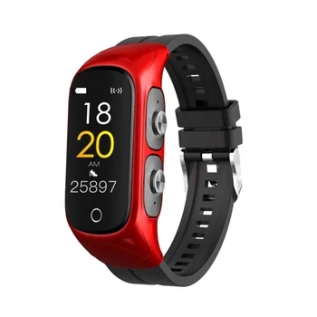 

N8 Wireless Earphone Smart Watch 2 in1 Bluetooth Call Heart Rate Blood Pressure Sleep Monitor Women Men IOS Sport Bracelet