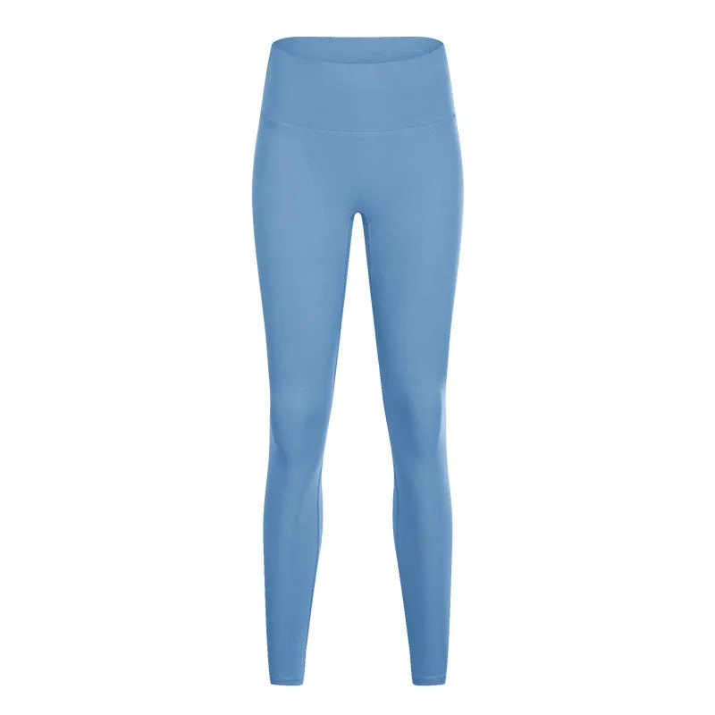 Lake Blue Цветная классическая модель 3,0, мягкие женские спортивные Леггинсы с высокой талией для занятий фитнесом и йогой, XS-L - Цвет: Lake Blue