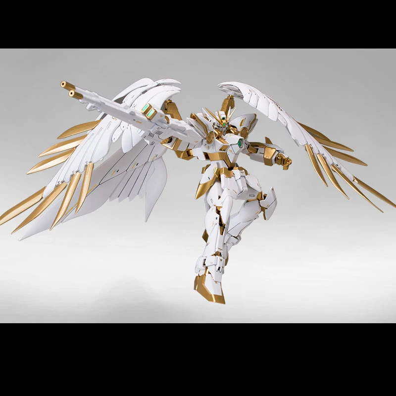 BANDAI MG 1/100 XXXG-00W0 титановый сплав раскраска крыло Гандам ноль модель ангела Сборка игрушки Фигурки