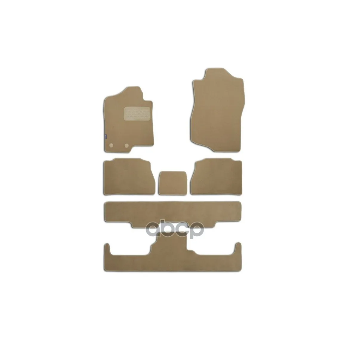 Коврики В Салон Chevrolet Tahoe Акпп 2007-, Внед., 7 Шт.(Текстиль, Бежевые) Autofamily арт. NLT.08.15.11.112kh