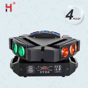 

Led Spider Moving Head Beam Light 9x12W Stage Lighting Effect DMX-512 For Wedding Disco Dj Bar Event 4pcs/lot