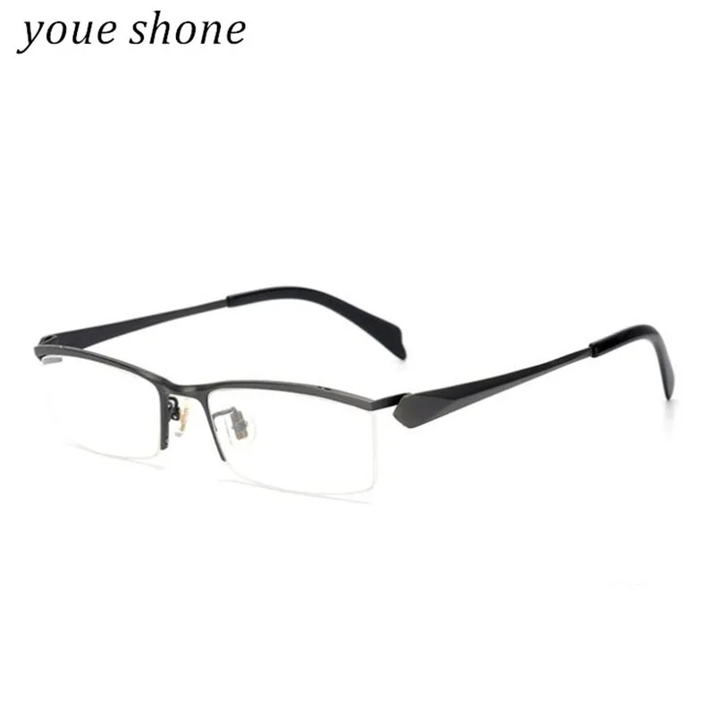 Youe shone, очки для близорукости, оправы, качественные очки, мужская оправа, чистый титан, ультра-светильник, оправа для мужчин, без никеля, очки