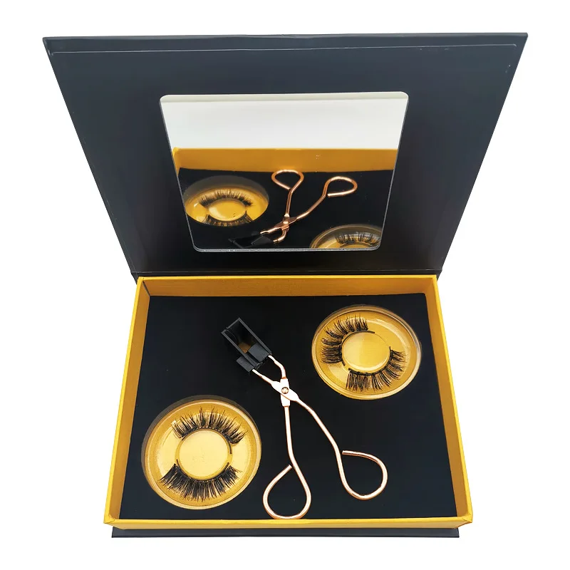 Модные квантовые магнитные ресницы магниты 2 пары в упаковке натуральные толстые