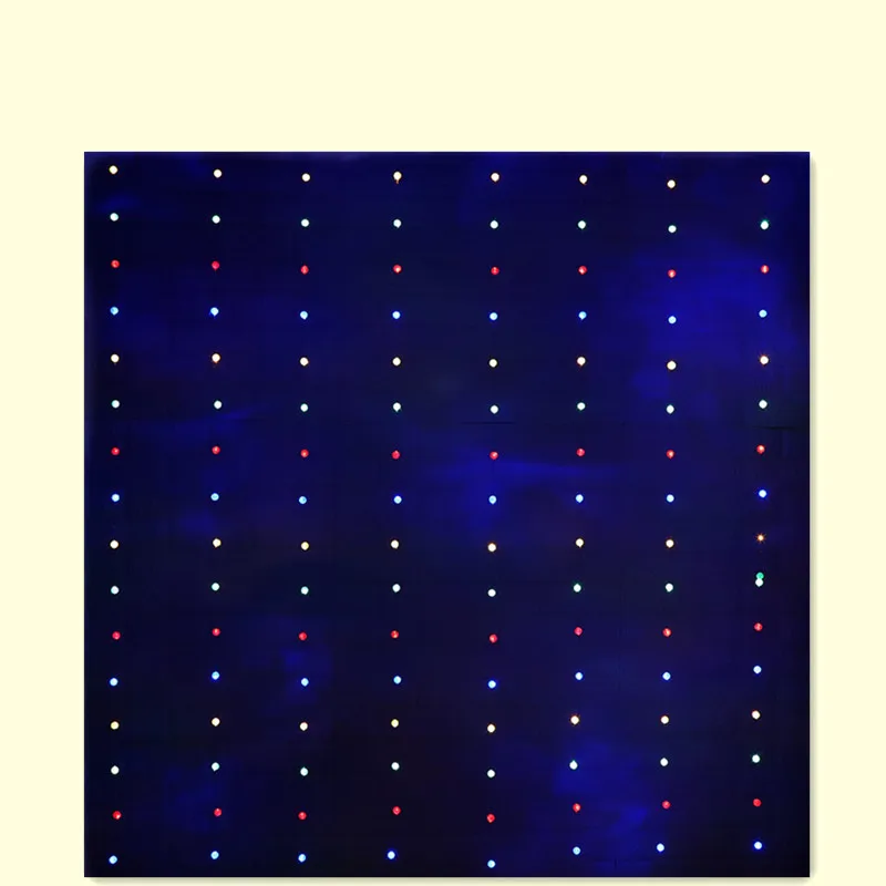 3x3m300led стеклянные бусины Медные провода с подсветкой USB строка Феи огней гирлянды Свадебная вечеринка занавес садовые украшения