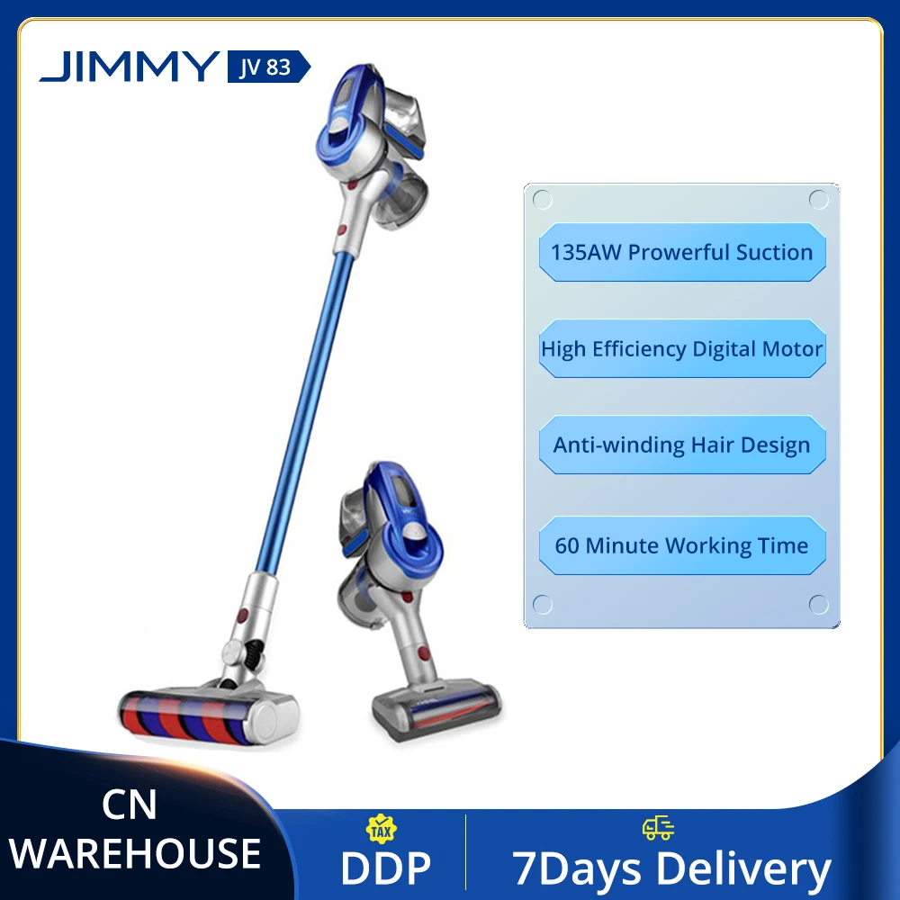 [free Duty] Jimmy Jv83 Wireless Handheld Cordless Stick Vacuum Cleaner