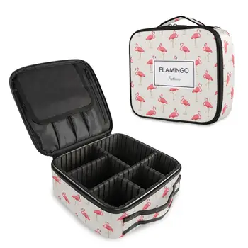 

Women Makeup Cosmetic Bag Beauty Case Make Up Female Necessities Organizer Flamingo Toiletry Bag Kits Storage Travel Wash Pouch