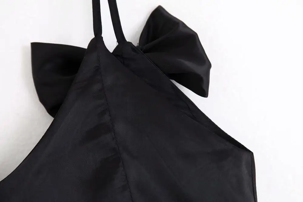 Elegant Vintage Black Double Strap Top