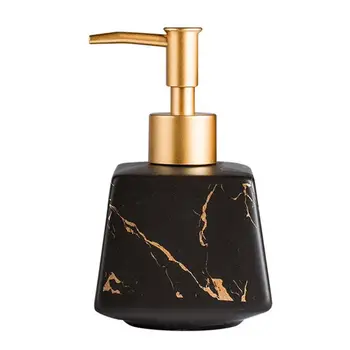 

260ml Ceramic Empty Bottle Soap Dispenser Washing Liquid Emulsion Pressure Sub Bottle Storage Holder Cosmetic Lotion Bottle