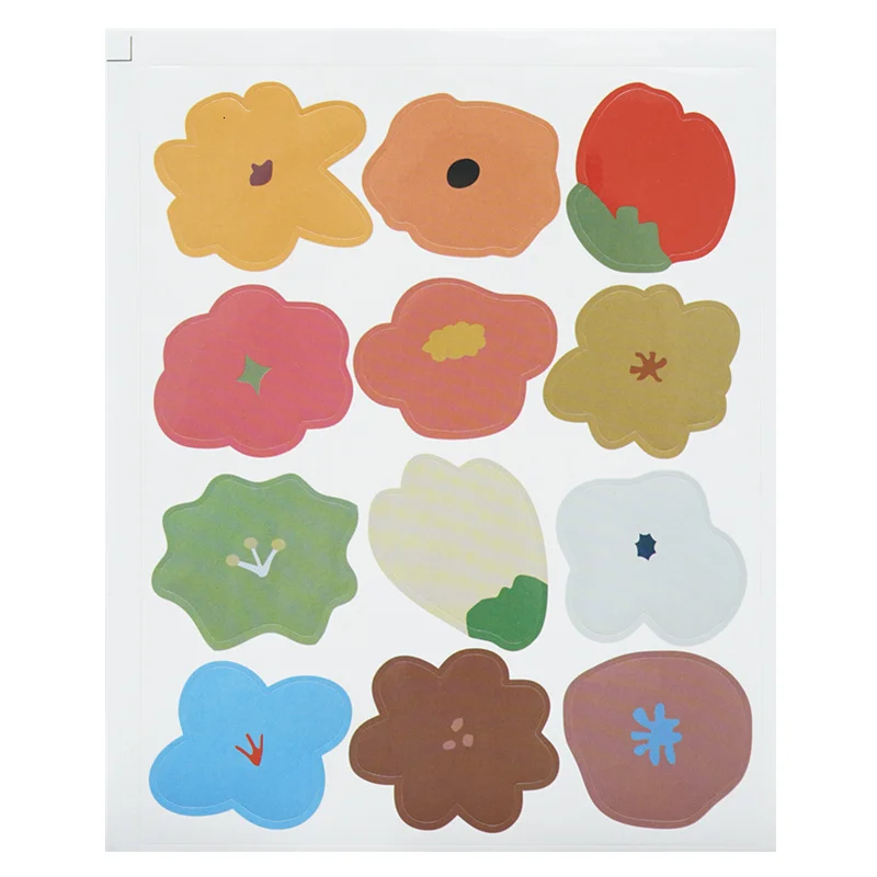 Декоративные наклейки SIXONE в виде цветка Гина для корейской девушки милые