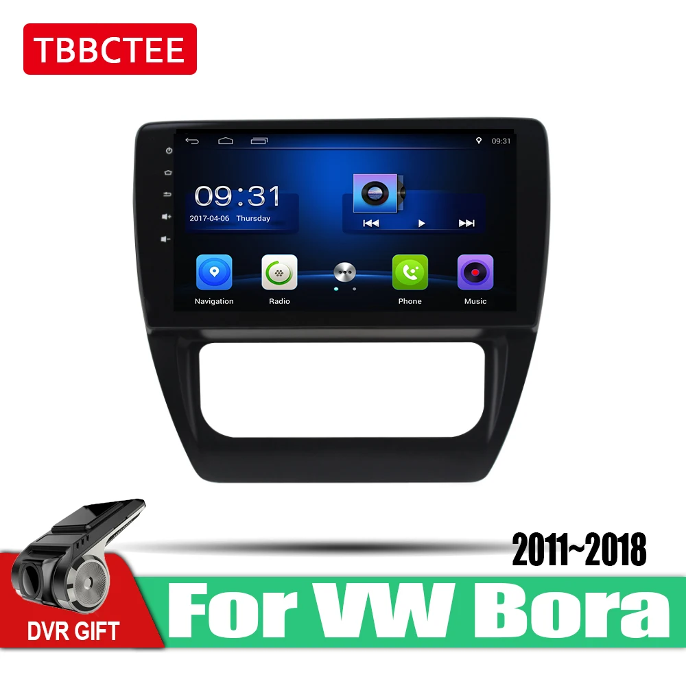 

TBBCTEE 10.1 Inch 2Din Android Car Radio Wifi Autoradio HD Tochscreen GPS Multimedia Player For Volkswagen VW Bora 2011~2018