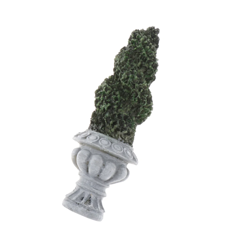 Dollhouse Furniture 1/12 Scale Miniature Resin Tree Toys for Dolls House Garden Decor