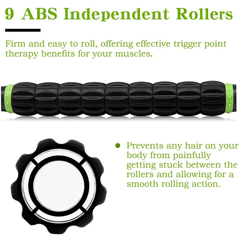 Muscle Roller Massage Roller Stick For Athletes Relaxation Help Reducing Muscle Soreness Cramping Tightness Exercise Equipment