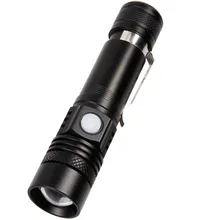 T6 charging zoom Mini strong light flashlight outdoor LED flashlight USB charging flashlight 518 explosion flashlight