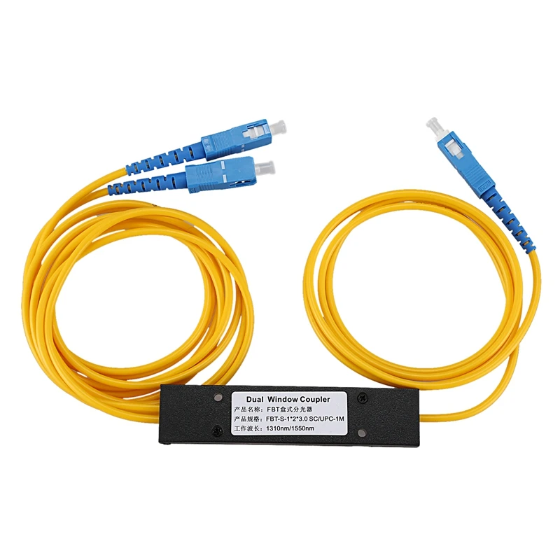 Ftth SC UPC 1X2 Plc одномодовый волоконно-оптический разветвитель оптический FBT муфта
