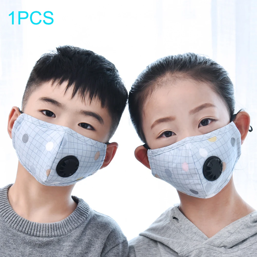 PM2.5 дети Анти Пыль рот маска угольный фильтр с дыхательным клапаном маски для лица дропшиппинг