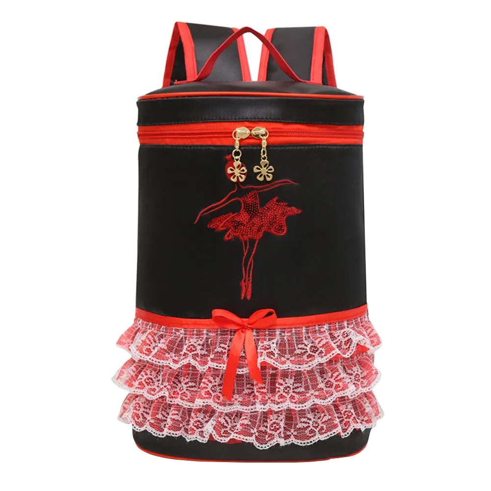 Танцевальная сумка для девочек; балерина; декор; подарки; балетный рюкзак; большая емкость; юбка принцессы; галстук-бабочка; милая эргономичная Верхняя ручка