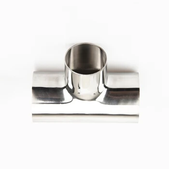 

45mm x 19mm x 45mm OD 304 Stainless Steel Sanitary Weld Tee Connector Pipe Fitting For Home Brew Homebrew