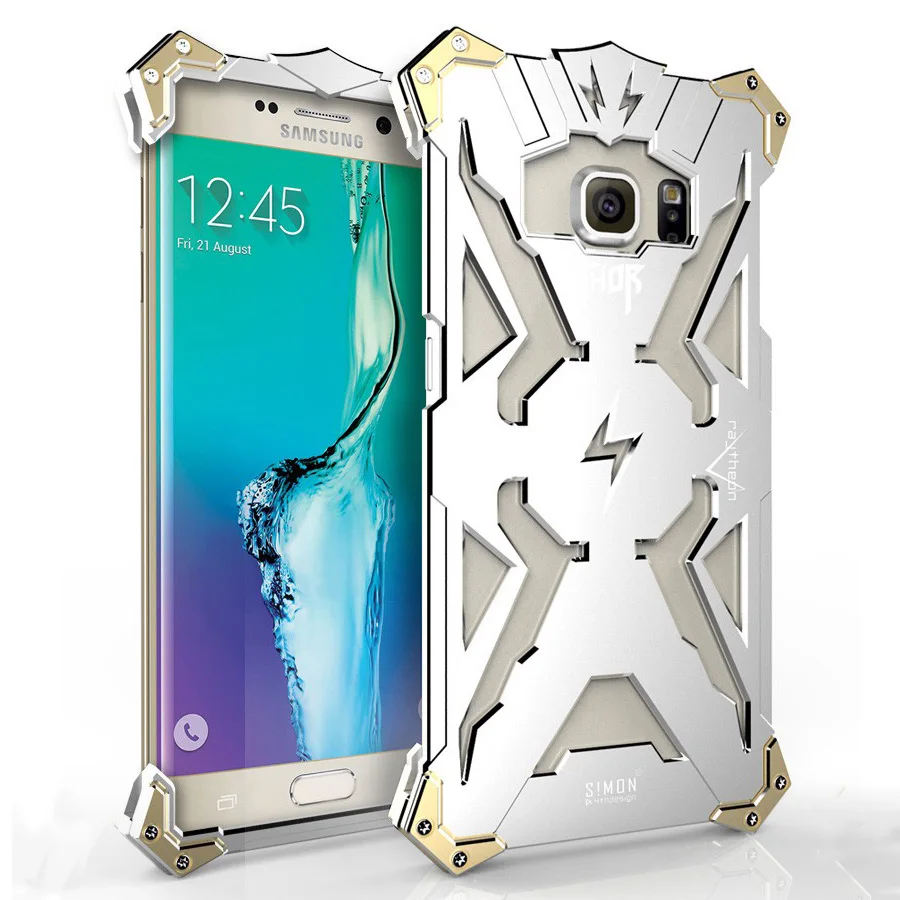 Металлический алюминиевый чехол для samsung Galaxy NOTE 9 Роскошный Жесткий Thor S7 Edge/J3 Pro/J5