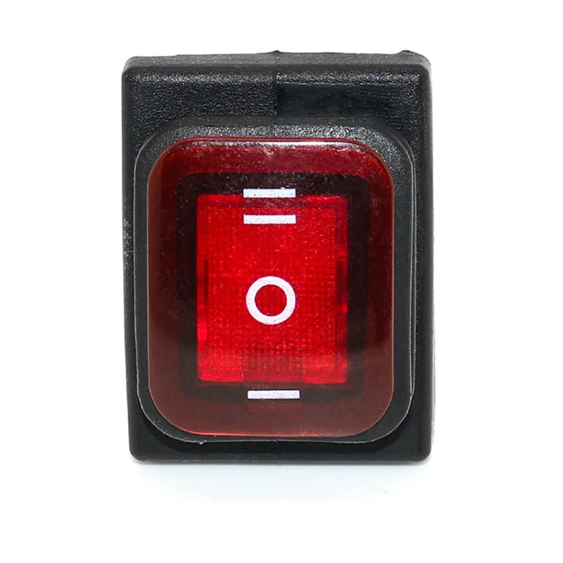 

20A 6Pin Sealed Waterproof Dust-proof Auto Boat Marine Rocker Switch With LED Three-speed Forward Reversing