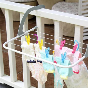 

Balcony Telescopic Shelf Drying Racks Clothes Shose Kitchen Hanger Multifunctional Foldable Design Household Indoor Outdoor