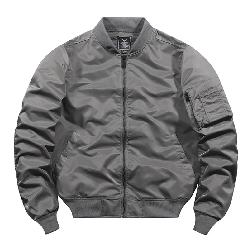 2023 Bomber Jacket Uomo Vintage Moto Cappotto Militare Primavera Inverno Imbottito Casual Pilot Abbigliamento Maschile 4Xl 5Xl