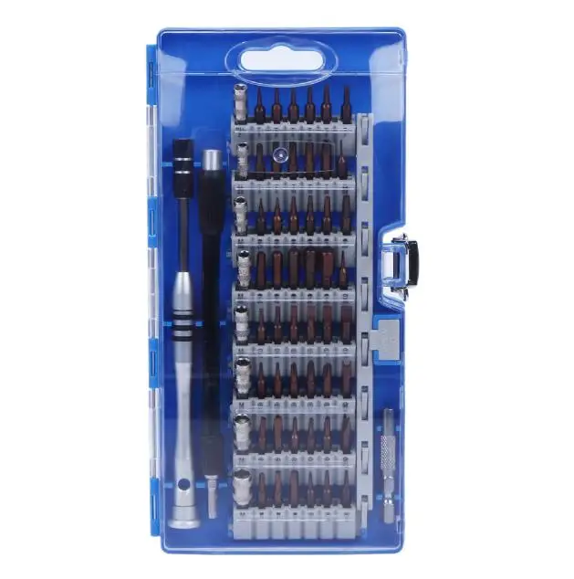 Screwdriver Kit BL Хром-ванадиевая сталь прецизионных отверток гибкий высевающий вал разборки сплав Сталь 60-в-1 отвертка ремонтный набор комплект - Цвет: Screwdriver Kit BL