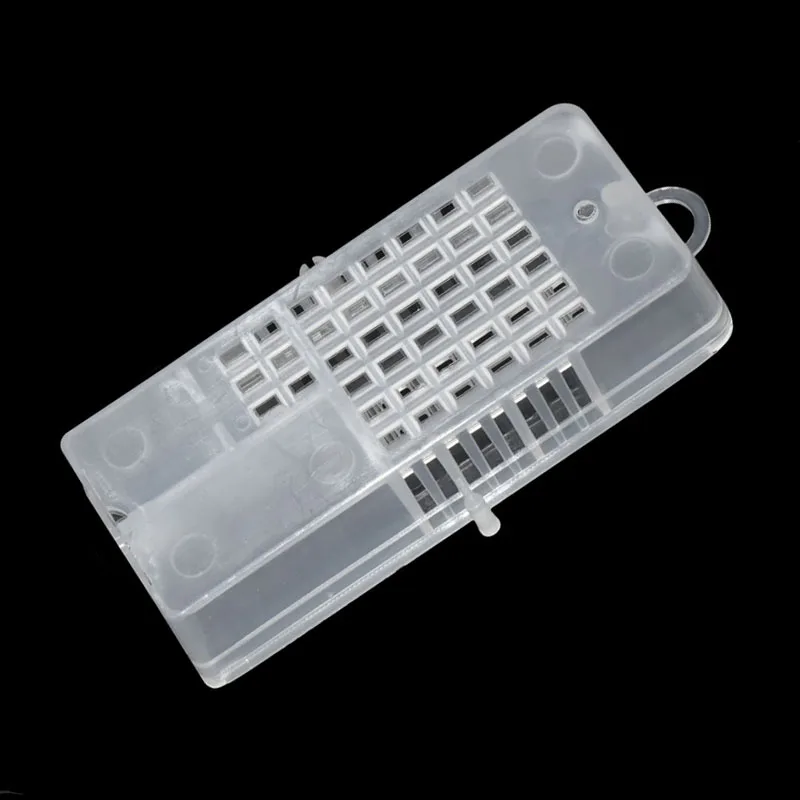 5 Pcs Beekeeping Tools Push-pull Bee Cage Transparent Color Plastic King Cage Queen Rearing Prisoner King Escape Box