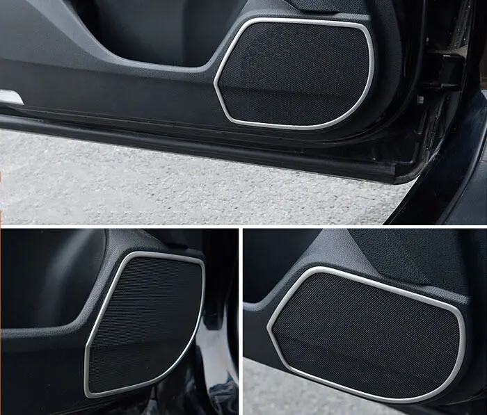 

2pcs Chrome Door Speaker Frame Cover Trim Automobile refitting Automobile refitting for Honda Accord 9th Sedan 2013 2014 2015
