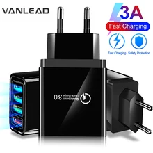 4 порта USB зарядное устройство Быстрая зарядка 3,0 быстрое зарядное устройство QC3.0 QC Универсальный адаптер настенное зарядное устройство для мобильного телефона iPhone samsung Xiaomi