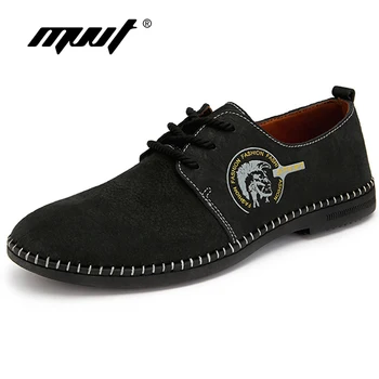 

Brand New Cow Leather shoes men Casual Shoes Soft Loafters Breathable Men's Flats Oxford Shoes