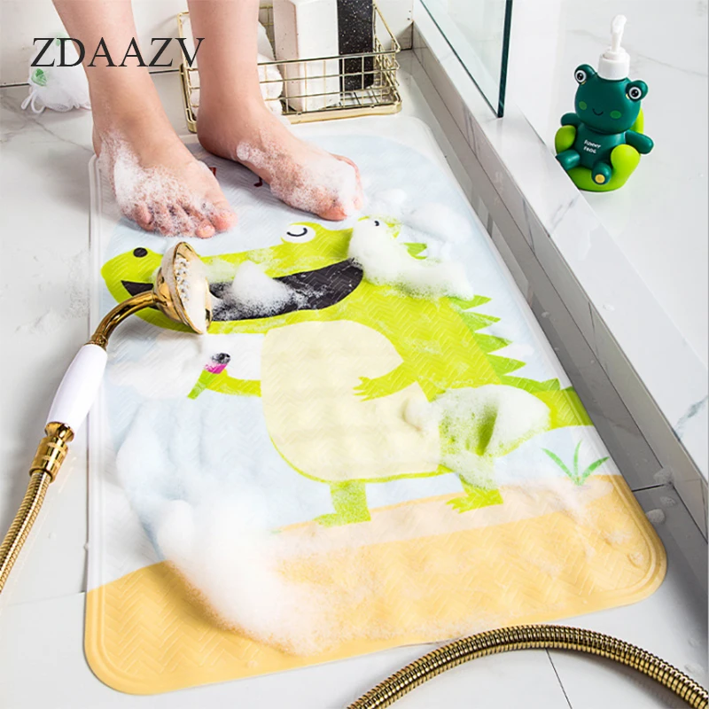 

ZDAAZV Toilet Absorbent Non-slip Bath Mats Set Water Modern Cartoon Carpets Rug Bathroom Mat Home Living Room Kitchen Floor Mat