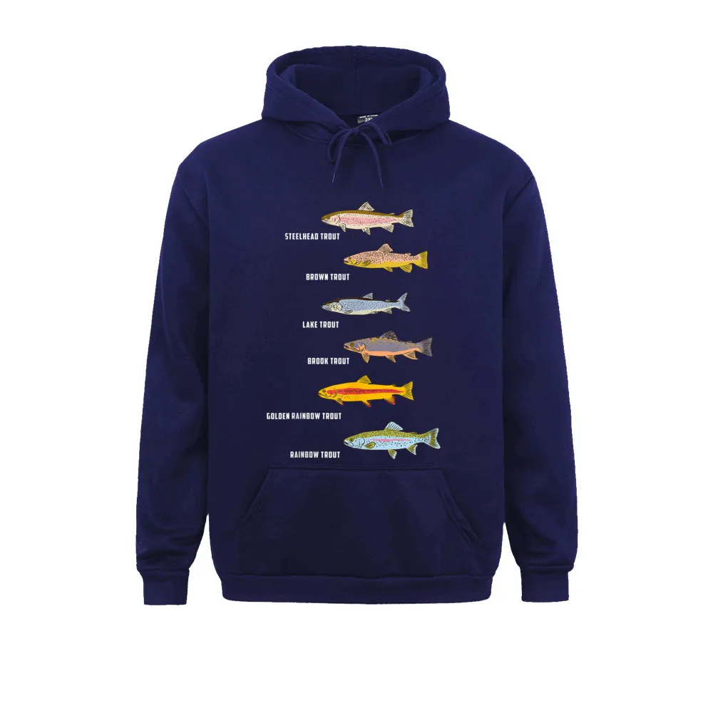 Funny Types of Trout Fish Species Fishing Angling T-Shirt__70 2021 Popular Long Sleeve Hip hop Sweatshirts  Men's Hoodies Clothes Summer Autumn Funny Types of Trout Fish Species Fishing Angling T-Shirt__70navy