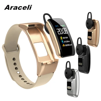 

B31 Smart Bracelet Bluetooth Call Earphone 2 in 1 Pedometer Sleep Monitor Fitness Tracker For IOS Android B31 Smart Wristband