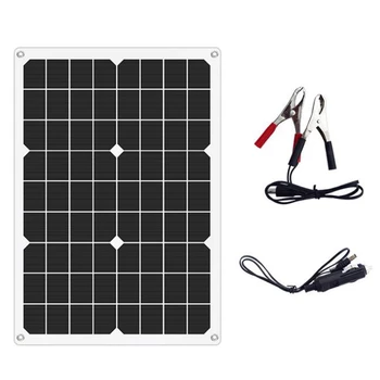

HOT-Car Solar Panel 18V20W New Rural Solar Street Light Charging 12V Battery for Phone Car RV Hiking Camping