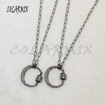 

3 strand link chain necklace pendants necklace Slim chain accessories for women jewels gift for lady 5848