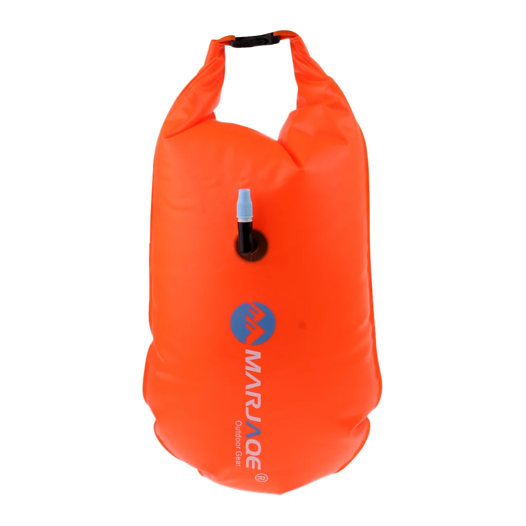 2 Pieces Inflatable Swim Tow Float Dry Bag Storage Pouch For Wild Swimming Floating Kayaking Surfing Stand Up Paddling