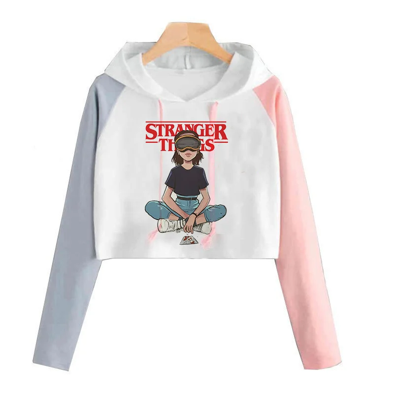 Sudadera con capucha de Stranger Things para mujer, ropa para Parte Superior Femenina, con dibujos animados de Eleven, estilo Harajuku, Ullang, Friends Dont Lie, sudadera con gráfico
