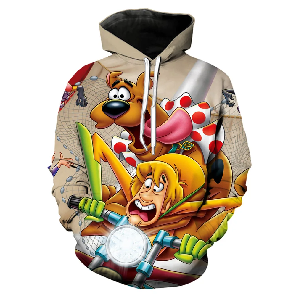 Мужская толстовка с капюшоном scooby doo 3d принт худи/рубашки/штаны harajuku повседневные