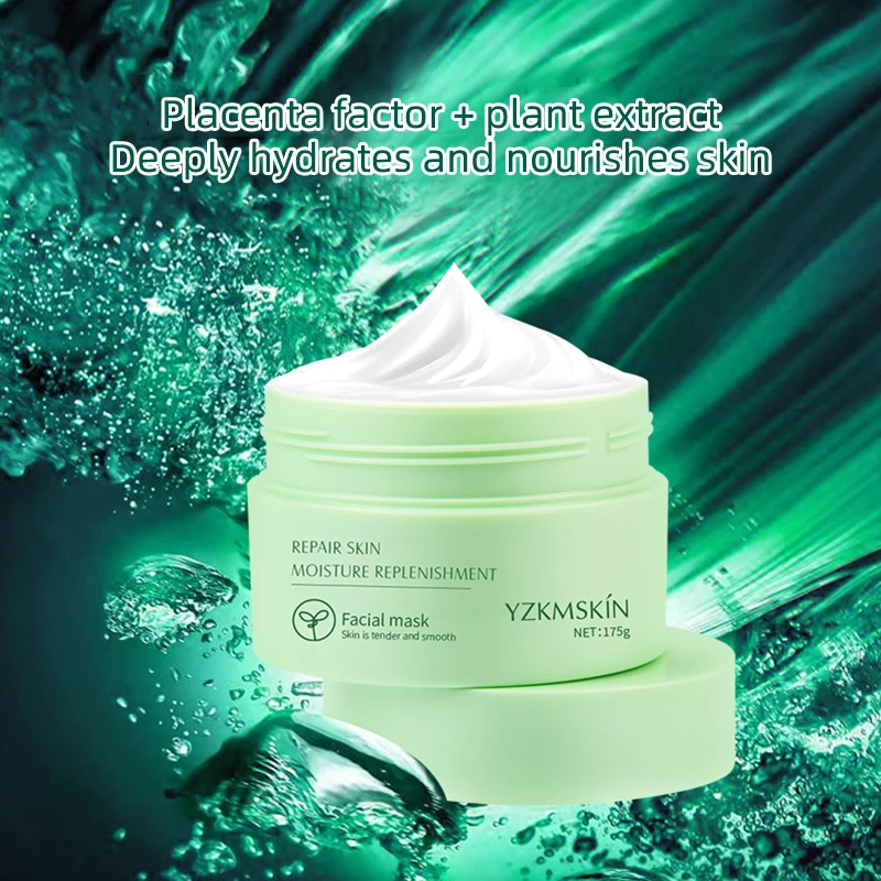 

Anti-Aging Moisturizing Nutrition Deep Hydration Nicotinamide Sleep Mask Skin Care New Arrival Placenta Resurrection Grass Mask