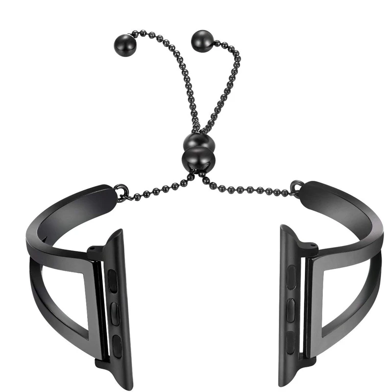 

Women Band for Apple Watch 38mm and 40mm Stainless Steel Strap Fashion Metal Bracelet for IWatch Series5 4 3 2 1