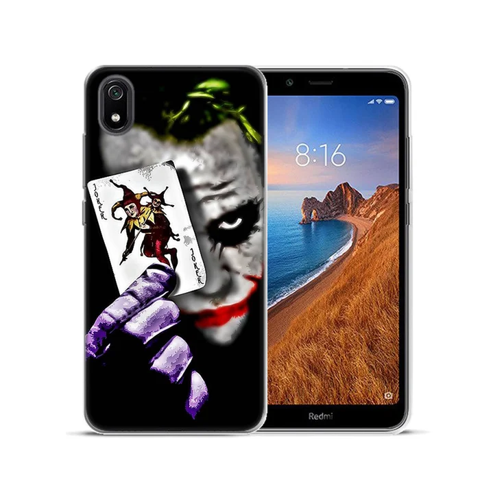 Мягкий ТПУ чехол с Бэтменом, темным рыцаря джокером картой для Coque Xiaomi mi A1 A2 mi 8 Pro Red mi K20 Pro 4X5 Plus Note 8 7 4X5 6 Pro - Цвет: C2043