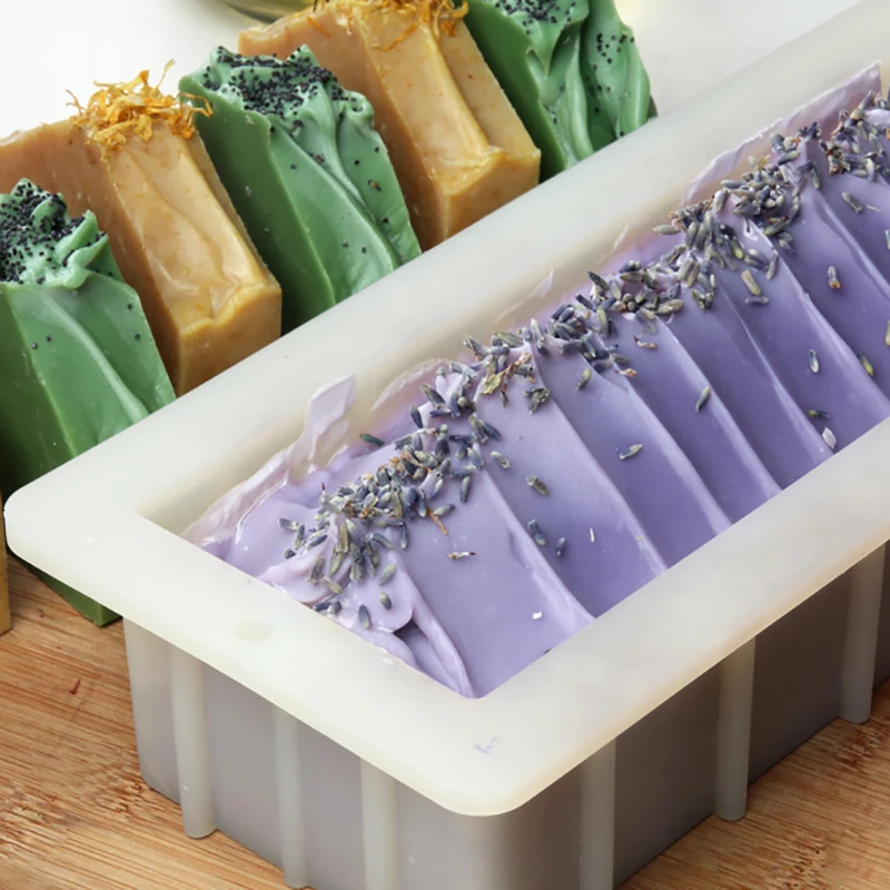 Rendering Soap Silicone Mold Diy White Rectangle Toast Loaf Mould