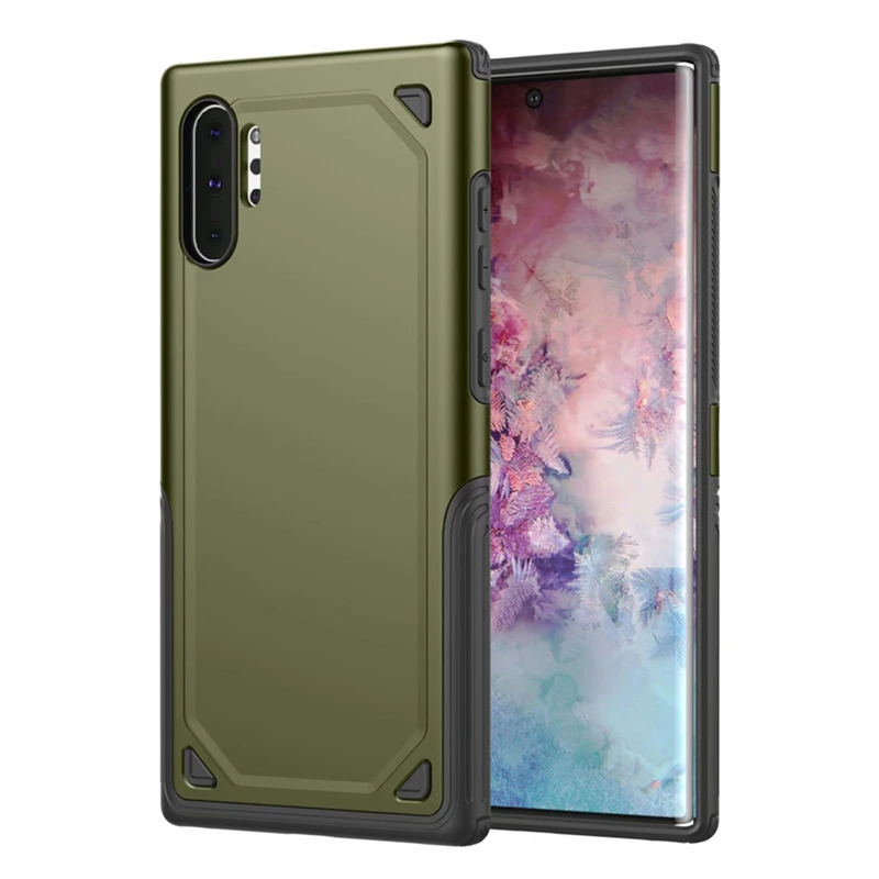 Военный противоударный бронированный чехол для телефона samsung Galaxy Note 10 Plus