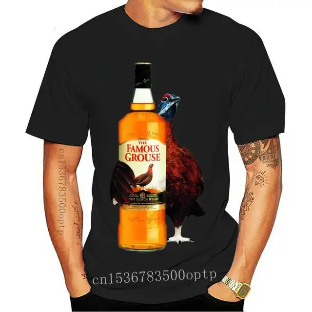The Famous Grouse Scotch whisky  LOGO T-SHIRT FRUIT OF THE LOOM S-XXL 