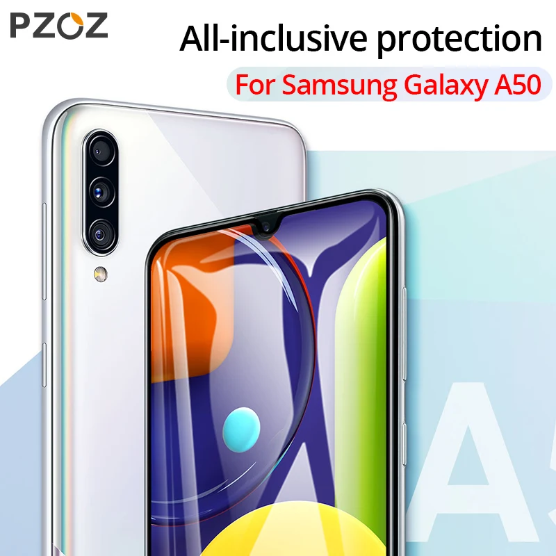 PZOZ закаленное стекло для samsung Galaxy A50, Защитное стекло для экрана samsung Galaxy A50, защита экрана мобильного телефона Flm 9H