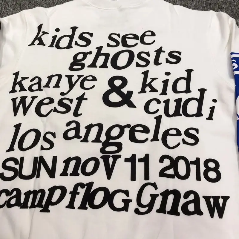 CPFM XYZ толстовки KANYE WEST малыш видеть призраков толстовки Для мужчин женские, для скейтборда Cpfm кофты в стиле хип Xxxtentacion толстовки