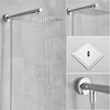 Onyzpily Shower Head Chrome Ultrathin Square and Round   8